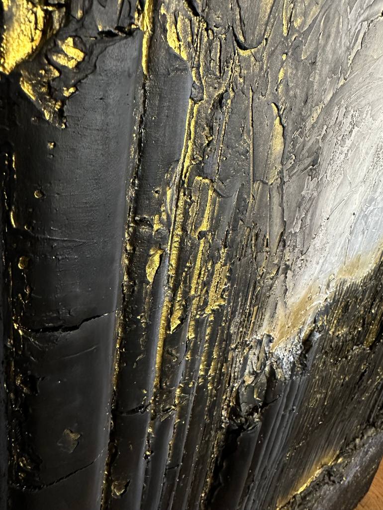 Original Abstract Expressionism Abstract Mixed Media by Nermen Khalil