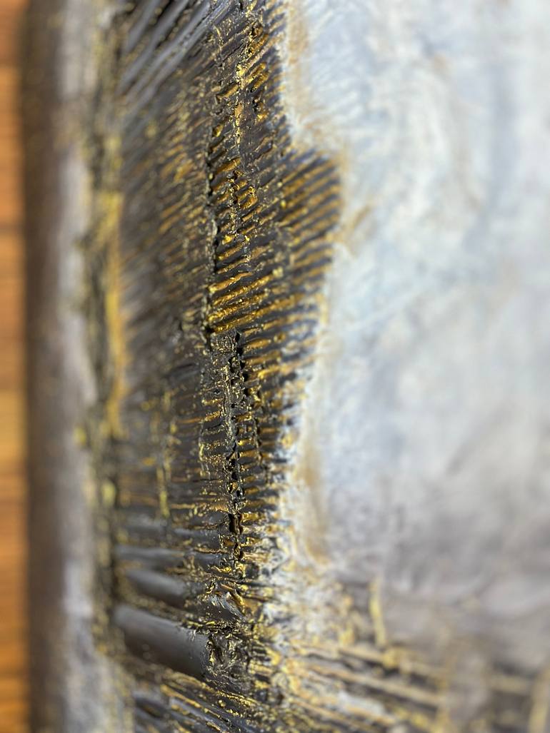 Original Abstract Expressionism Abstract Mixed Media by Nermen Khalil