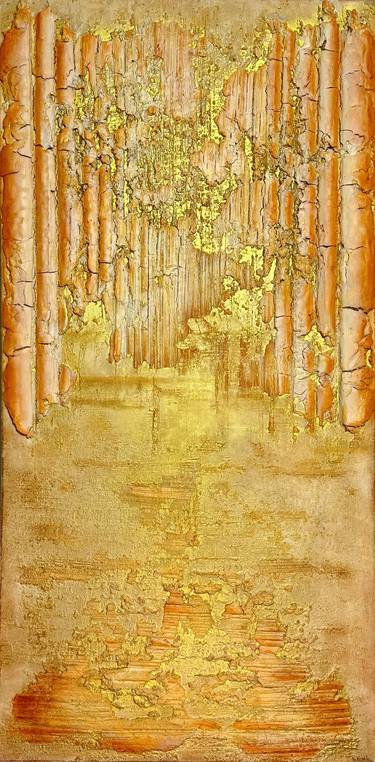 Original Abstract Expressionism Abstract Mixed Media by Nermen Khalil