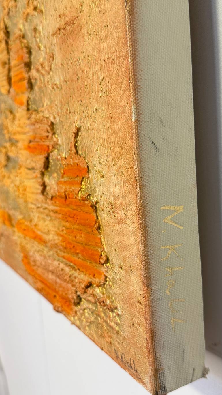 Original Abstract Expressionism Abstract Mixed Media by Nermen Khalil