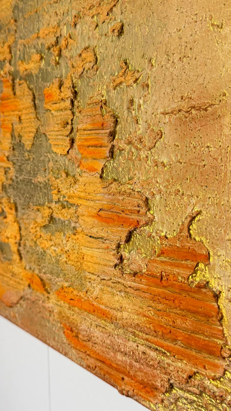 Original Abstract Expressionism Abstract Mixed Media by Nermen Khalil