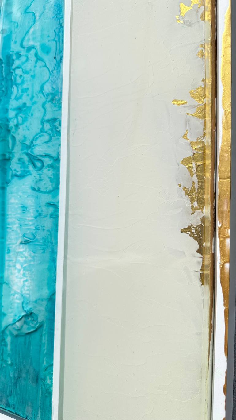 Original Abstract Expressionism Abstract Mixed Media by Nermen Khalil