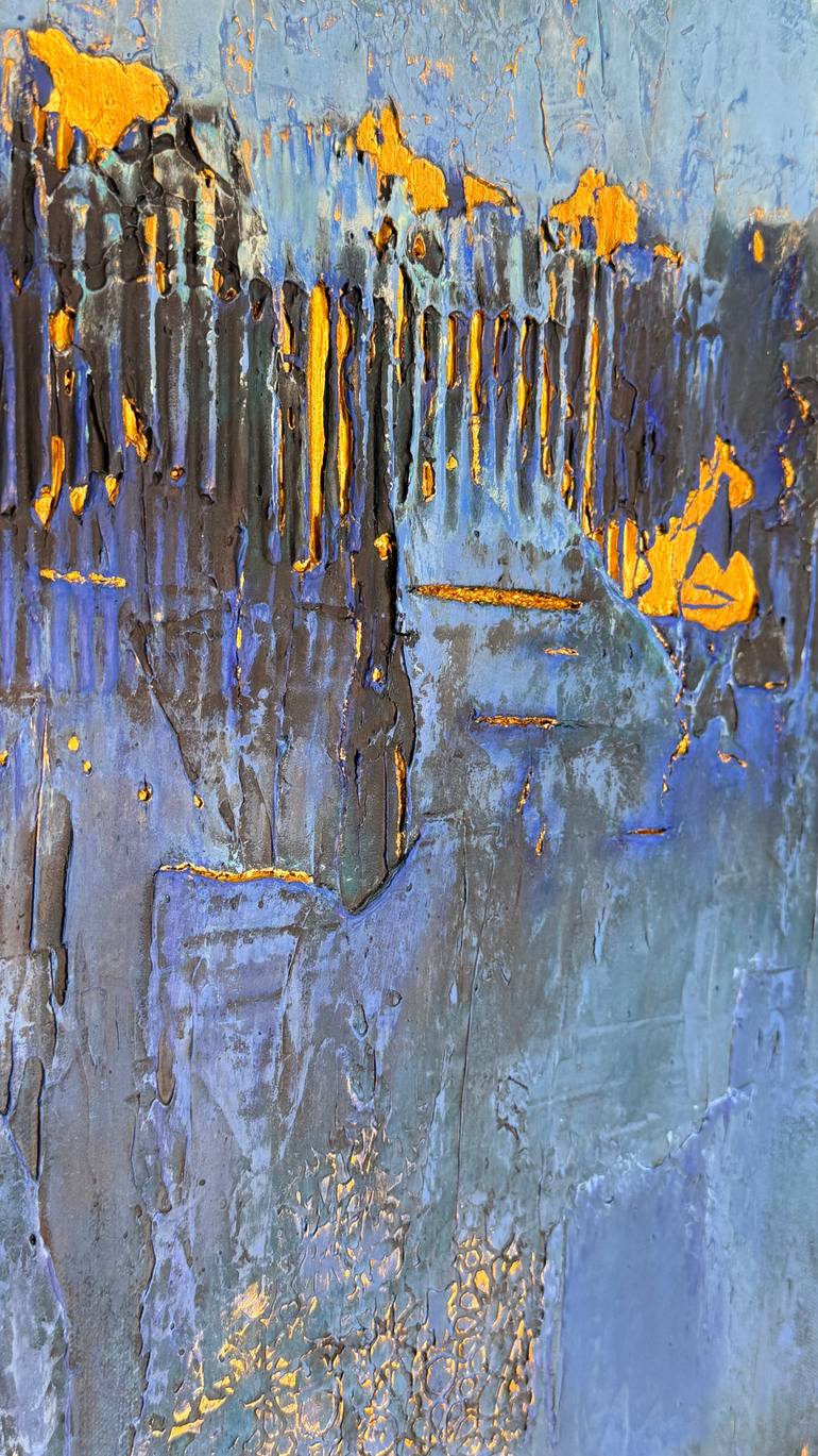 Original Abstract Expressionism Abstract Mixed Media by Nermen Khalil