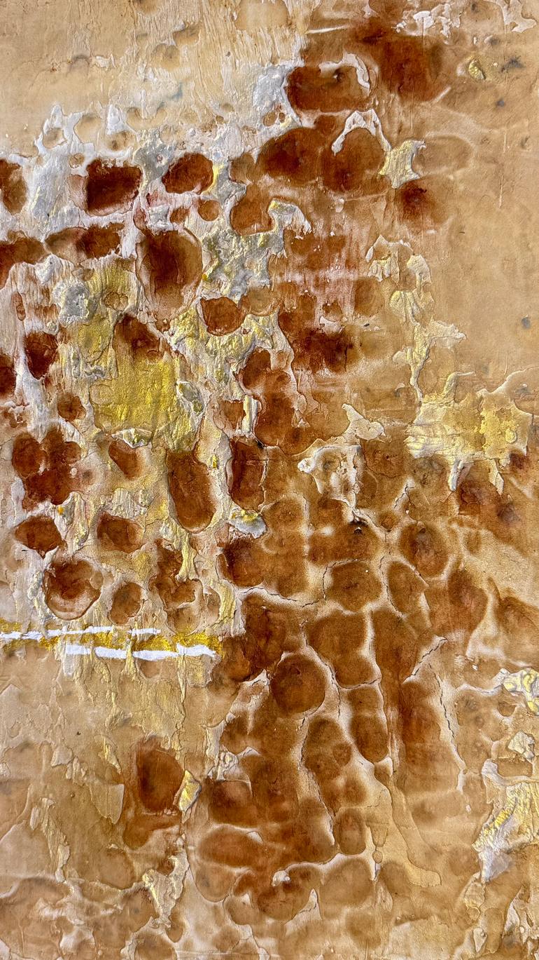 Original Abstract Expressionism Abstract Mixed Media by Nermen Khalil