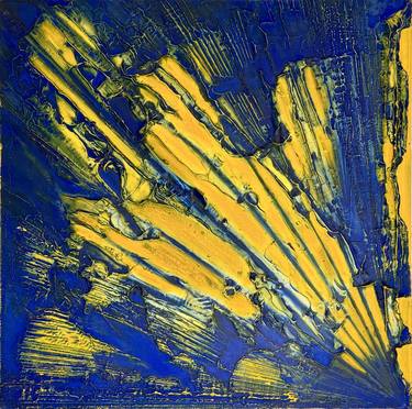 Original Art Deco Abstract Mixed Media by Nermen Khalil