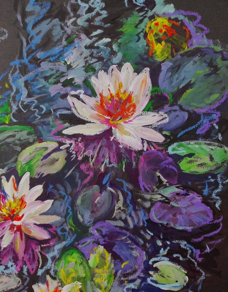 Original Floral Painting by Tetiana Borys