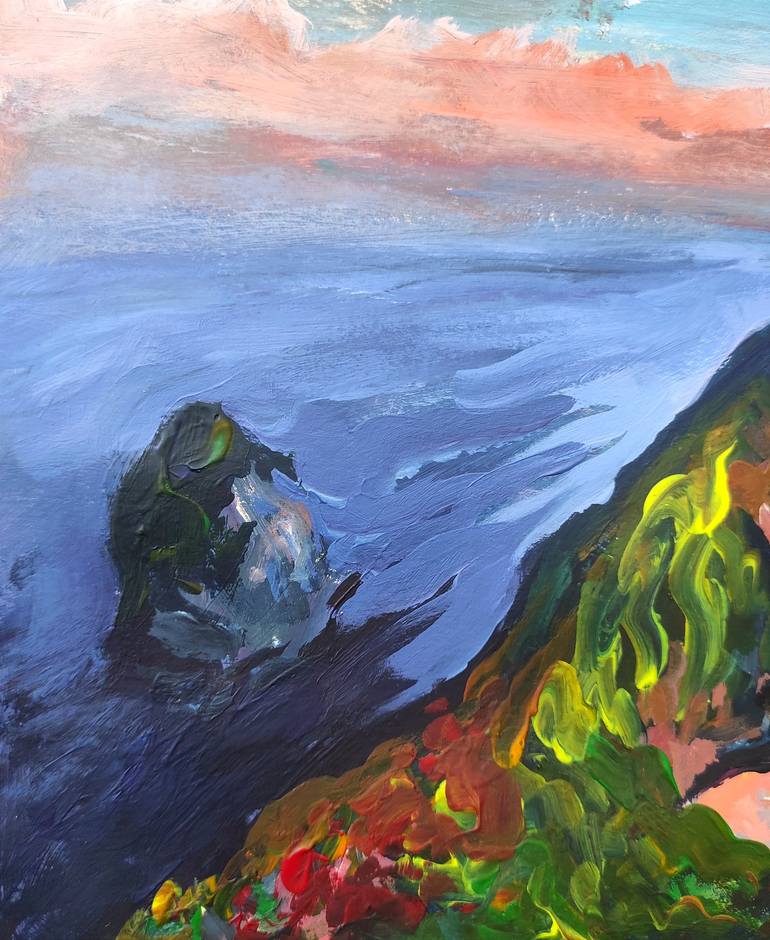 Original Contemporary Seascape Painting by Tetiana Borys