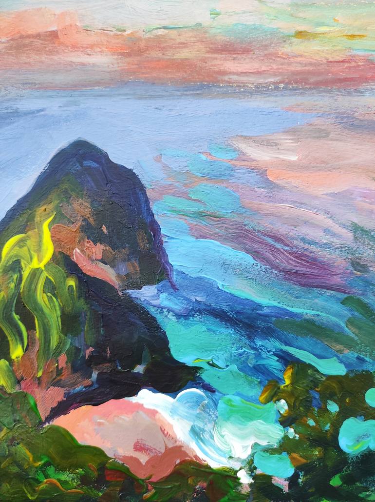 Original Contemporary Seascape Painting by Tetiana Borys