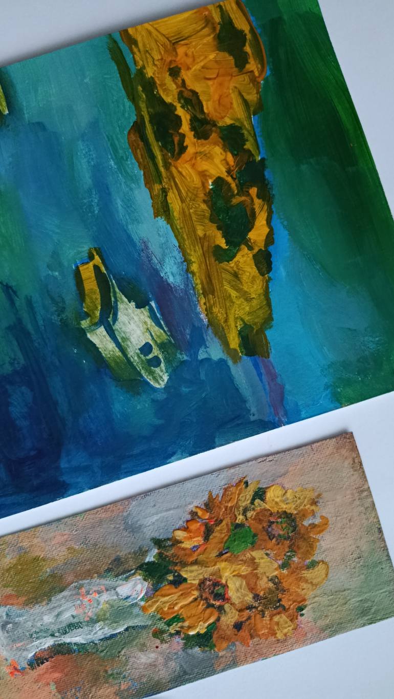 Original Contemporary Beach Painting by Tetiana Borys