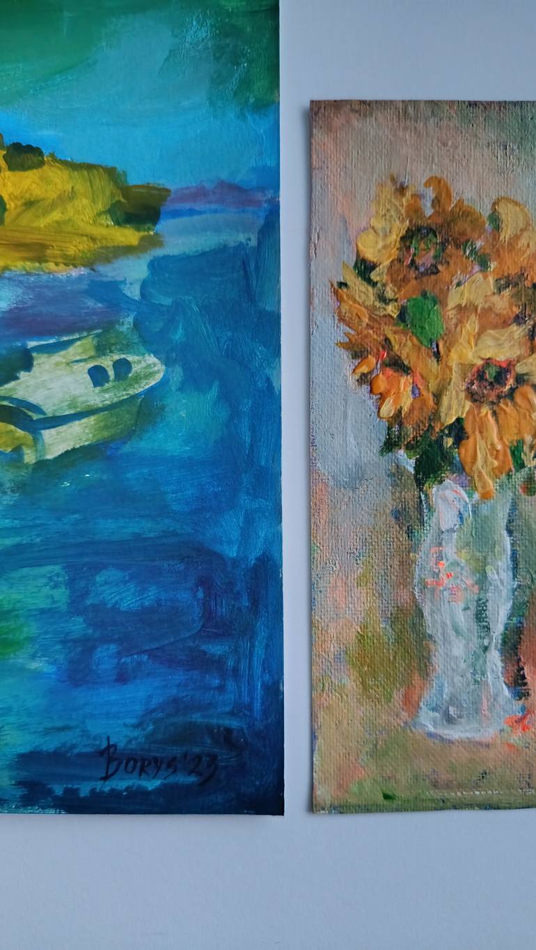 Original Contemporary Beach Painting by Tetiana Borys