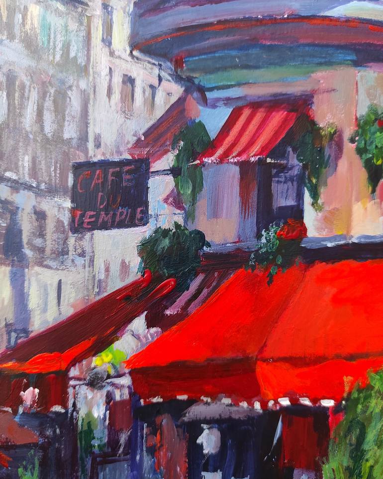 Original Contemporary Architecture Painting by Tetiana Borys