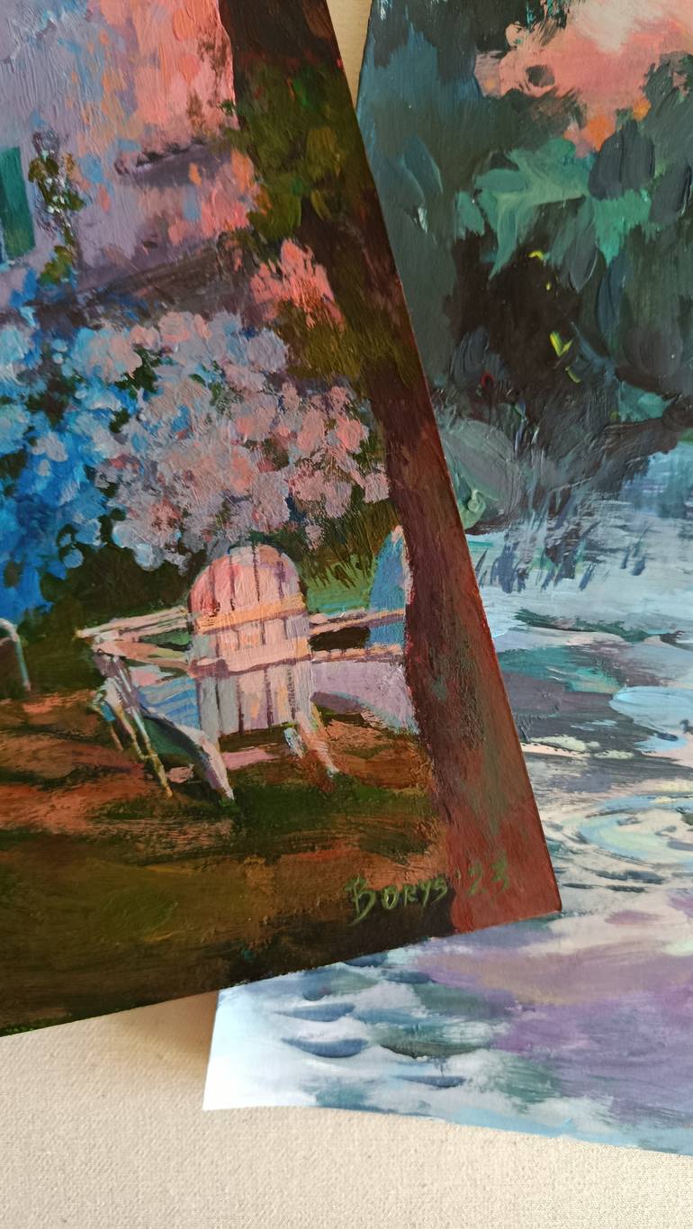 Original Contemporary Landscape Painting by Tetiana Borys