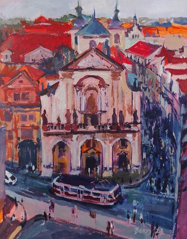 Original Architecture Paintings by Tetiana Borys