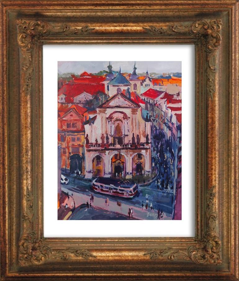 Original Contemporary Architecture Painting by Tetiana Borys