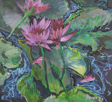 Original Expressionism Floral Paintings by Tetiana Borys