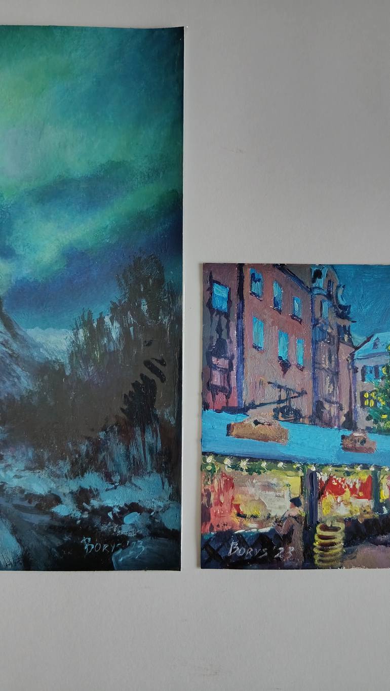 Original Contemporary Landscape Painting by Tetiana Borys