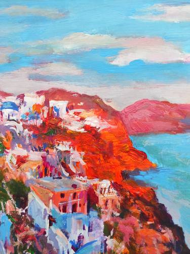 Fira is a beautiful place in Greece thumb