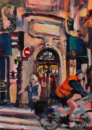 Original Expressionism Cities Paintings by Tetiana Borys