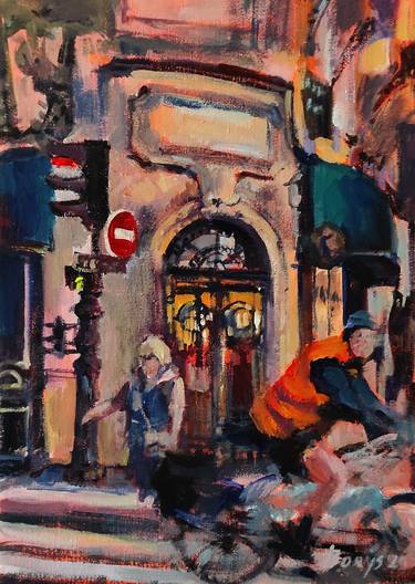 Original Contemporary Cities Paintings by Tetiana Borys