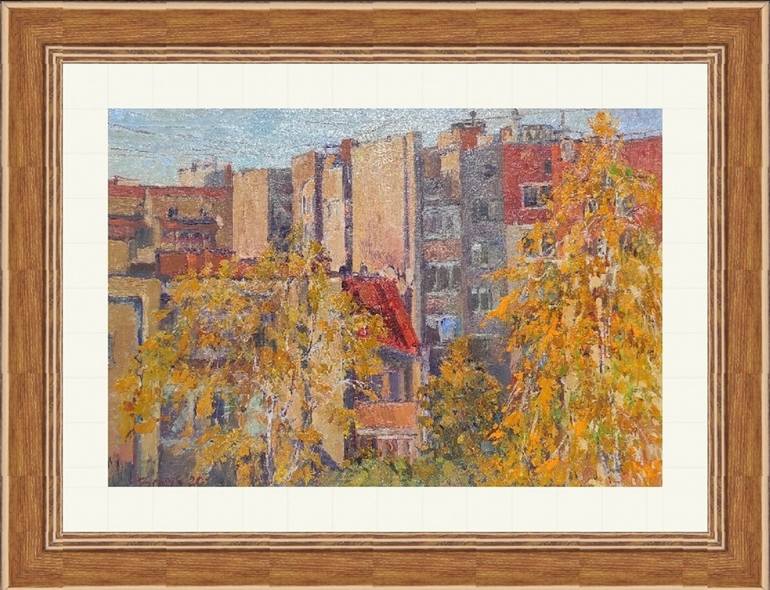 Original Architecture Painting by Tetiana Borys