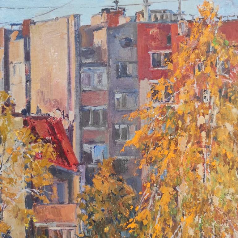 Original Architecture Painting by Tetiana Borys