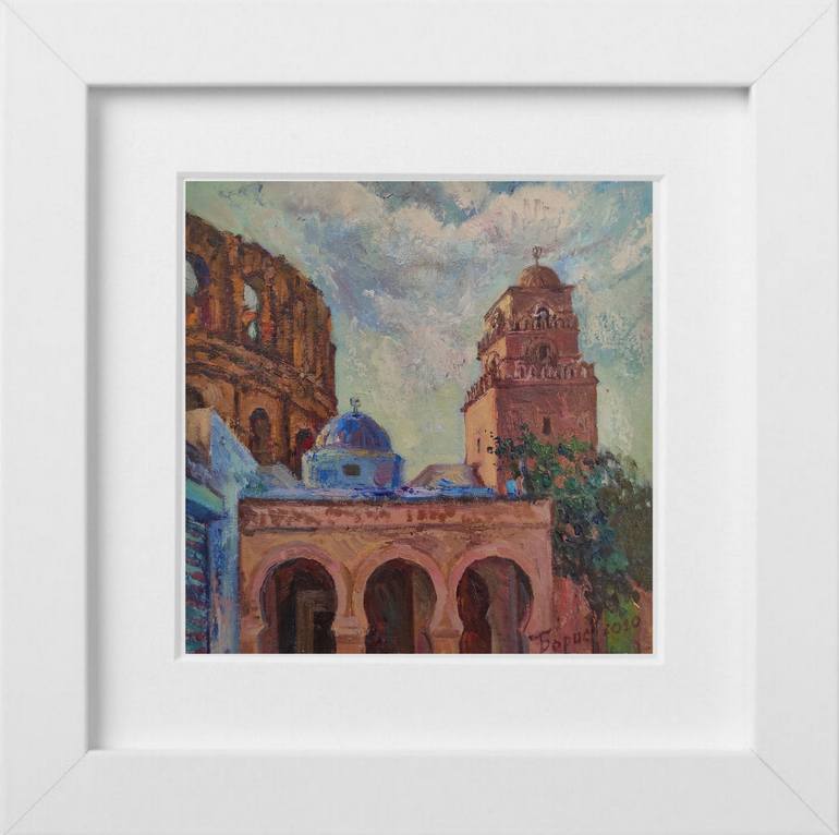 Original Expressionism Architecture Painting by Tetiana Borys