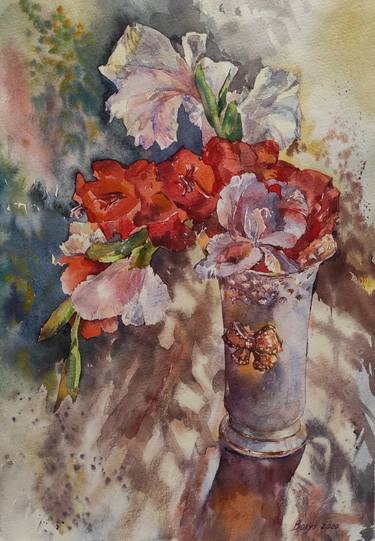 Print of Expressionism Botanic Paintings by Tetiana Borys