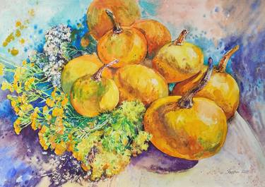 Original Fine Art Still Life Paintings by Tetiana Borys