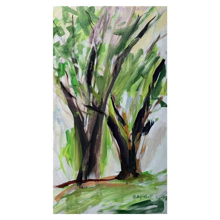 Oak Tree Study II Painting by Pam Sills | Saatchi Art