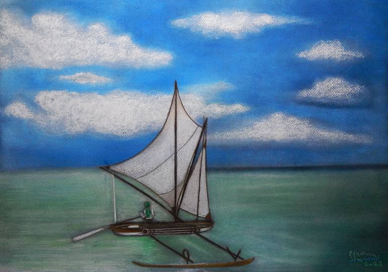 Sailing Boat Painting by Slađana Stojković Saatchi Art