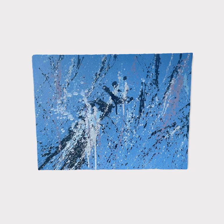 Original Abstract Outer Space Painting by Timmy Wozniak