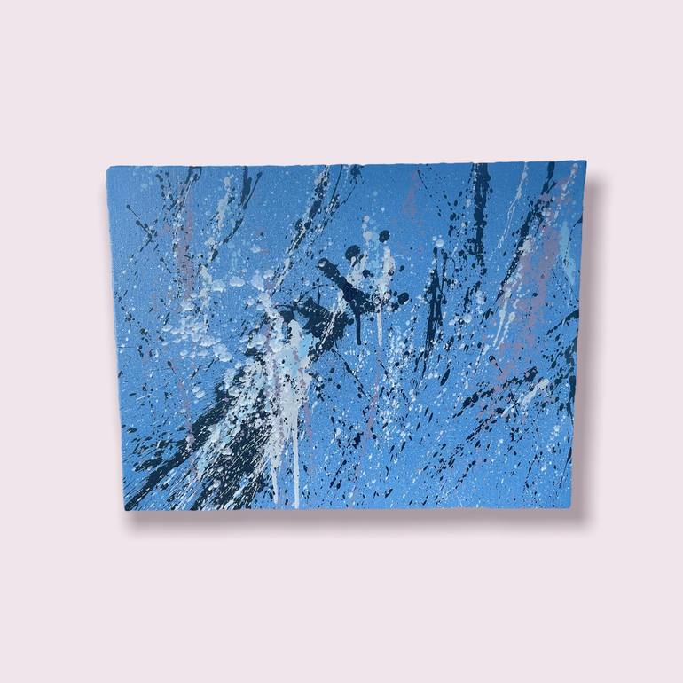 Original Abstract Outer Space Painting by Timmy Wozniak