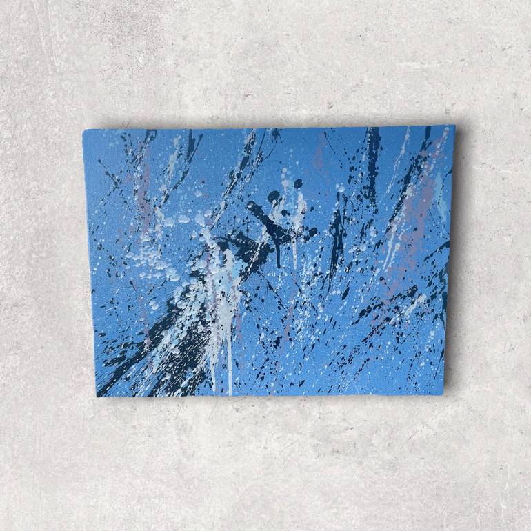 Original Abstract Outer Space Painting by Timmy Wozniak