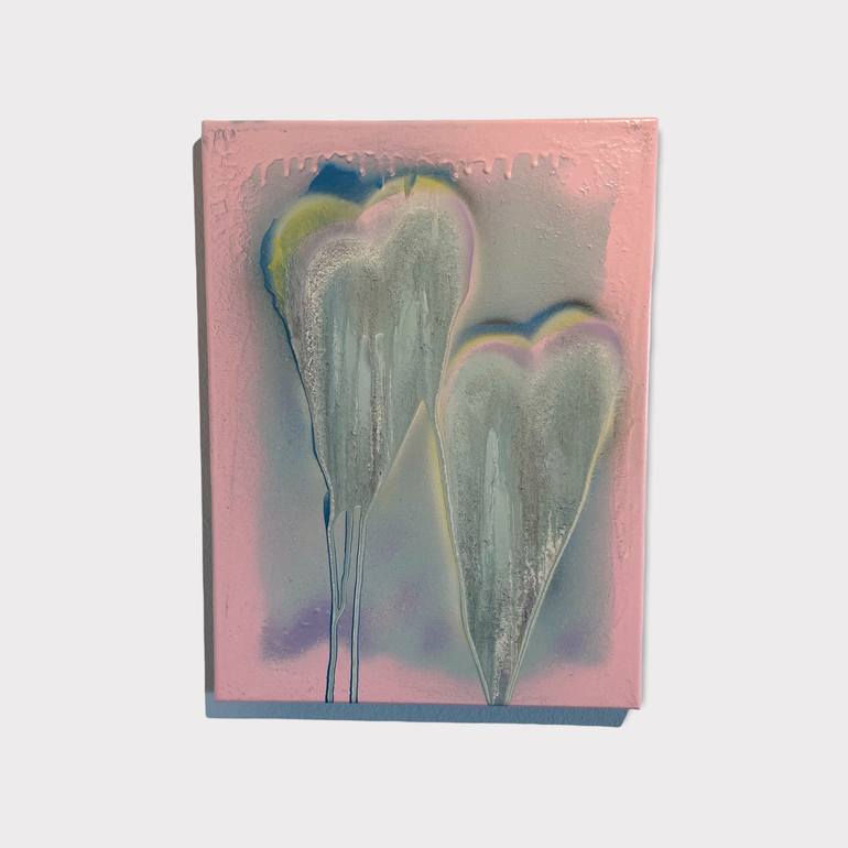 Original Abstract Love Painting by Timmy Wozniak