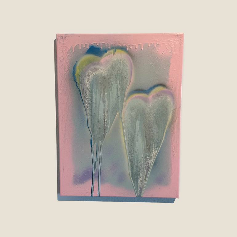 Original Abstract Love Painting by Timmy Wozniak