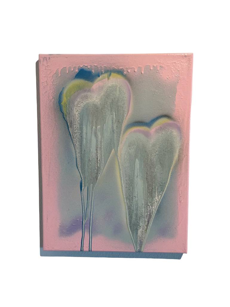 Original Abstract Love Painting by Timmy Wozniak