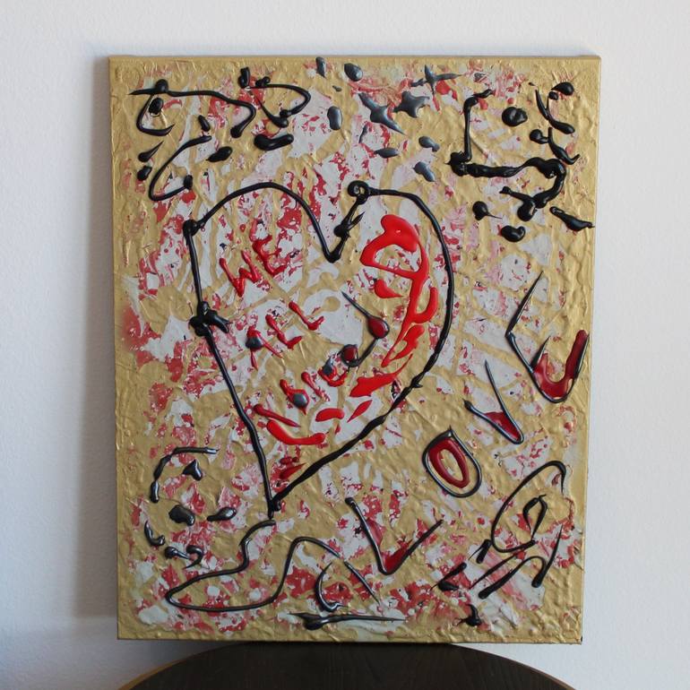 Original Love Painting by Timmy Wozniak