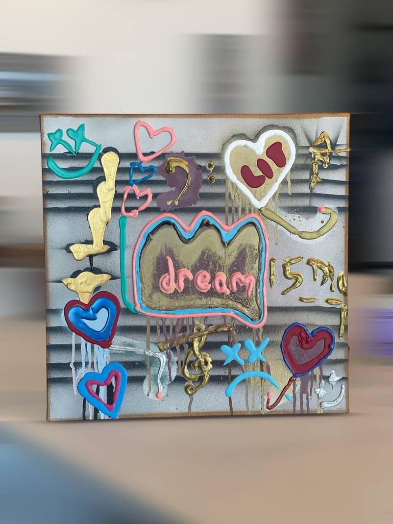 Original Abstract Music Painting by Timmy Wozniak