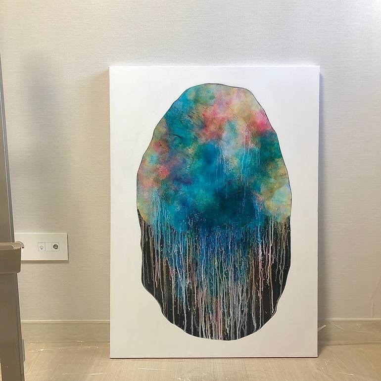 Original Modernism Abstract Painting by Eunji Kim