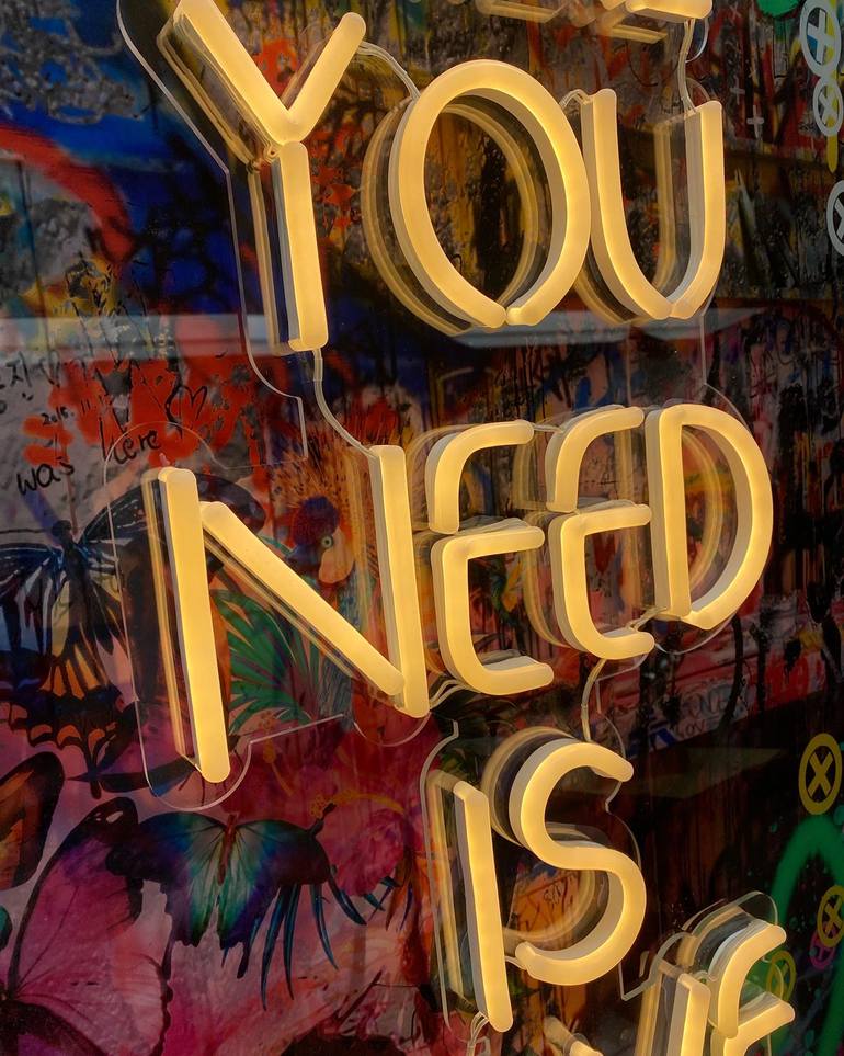 Original Street Art Home Mixed Media by Zita Som