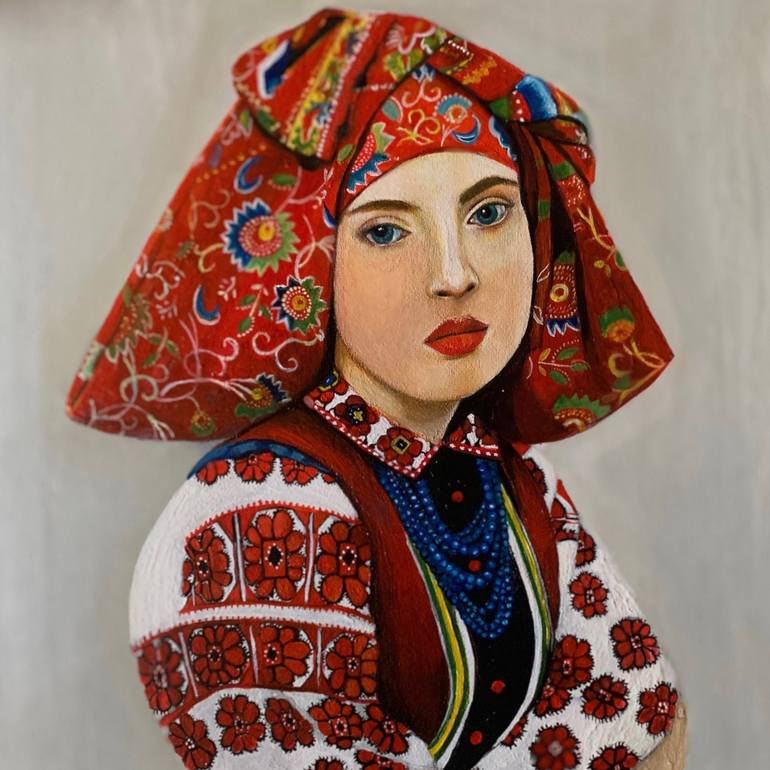Ukraine Nenka Drawing by Anna Ulianova | Saatchi Art