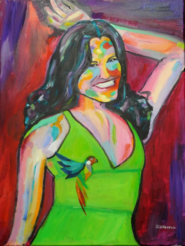 Original Expressionism People Paintings by Jill Nassau Rosenberg