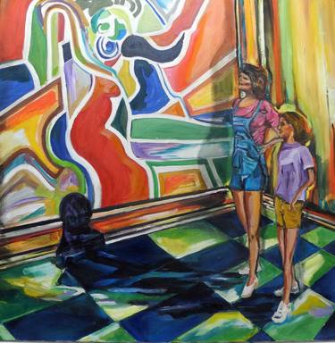 Original Figurative Culture Paintings by Jill Nassau Rosenberg