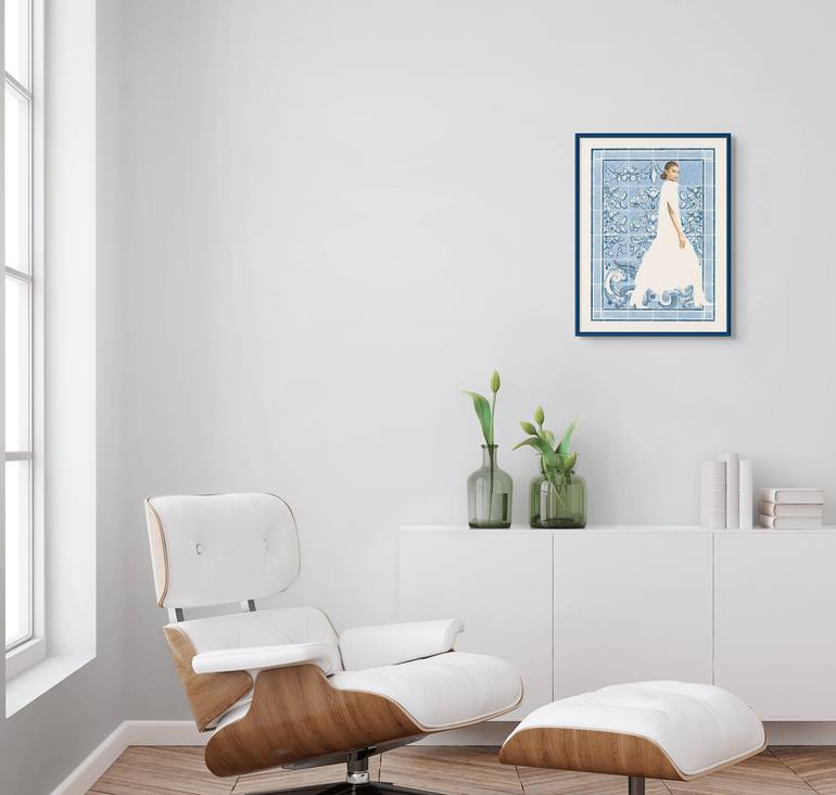 Original Figurative People Painting by Monica Vitorino