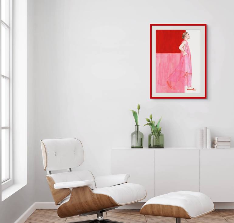 Original Figurative People Painting by Monica Vitorino