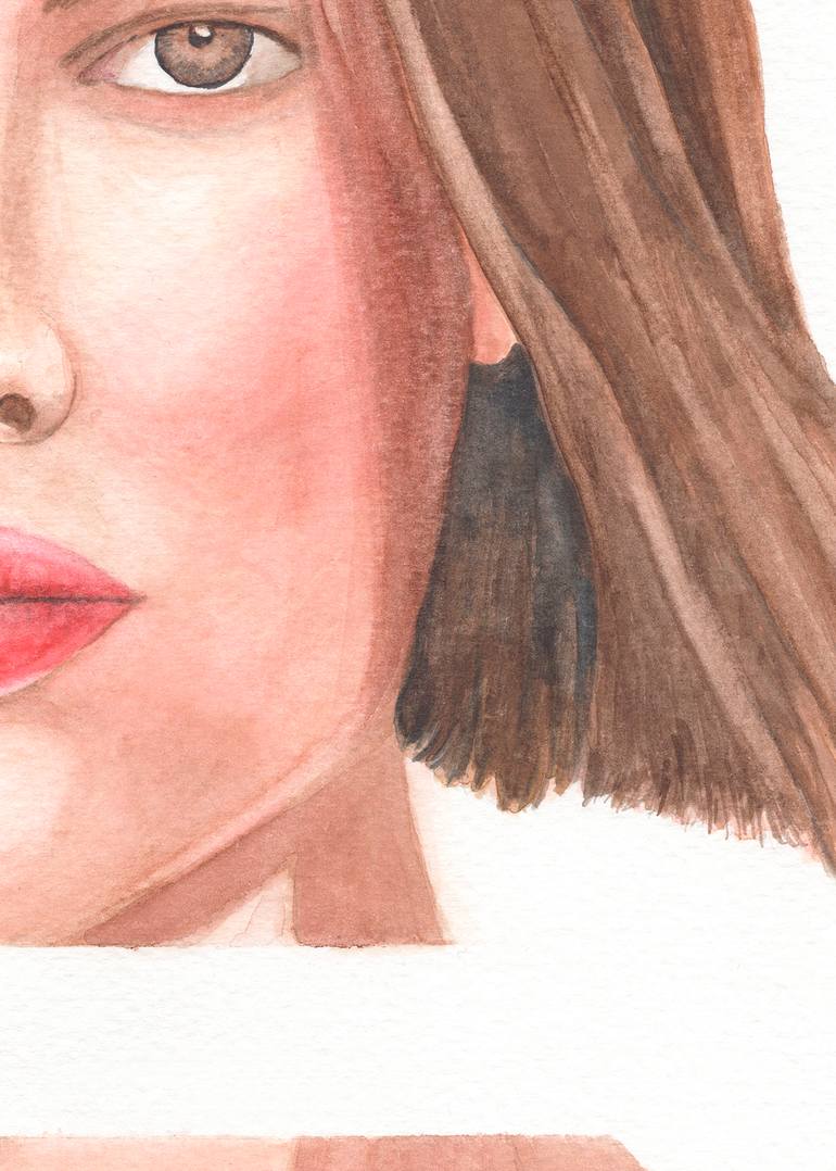 Original Figurative People Painting by Monica Vitorino