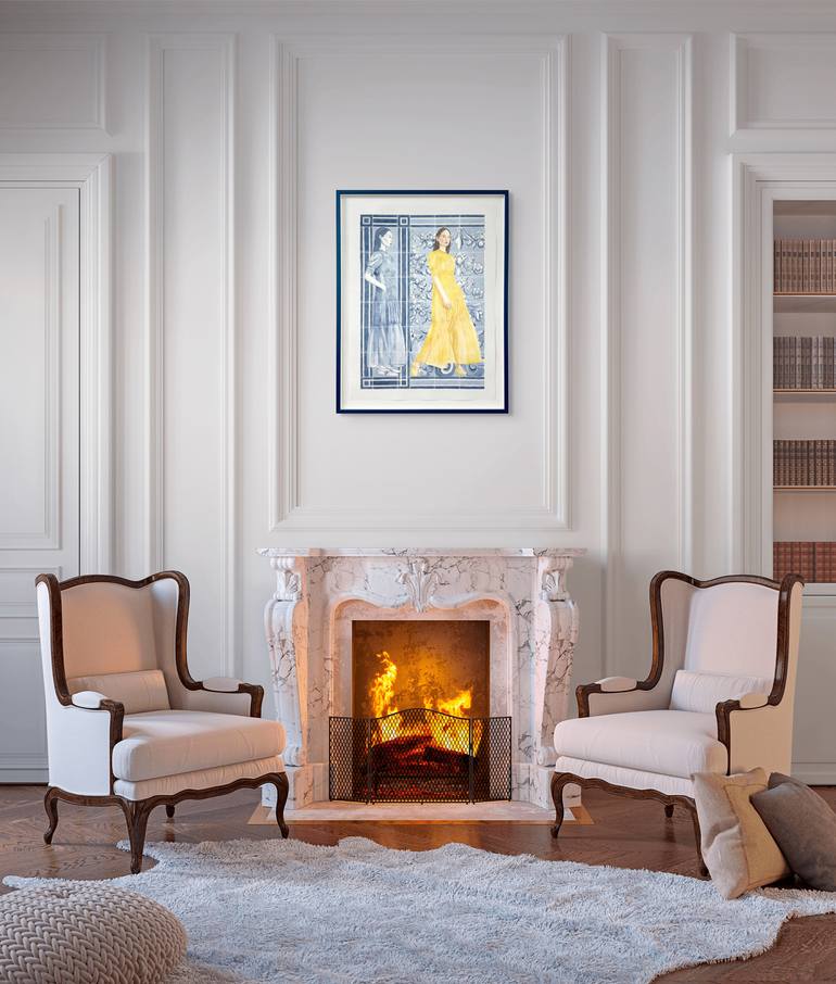 Original Figurative People Painting by Monica Vitorino