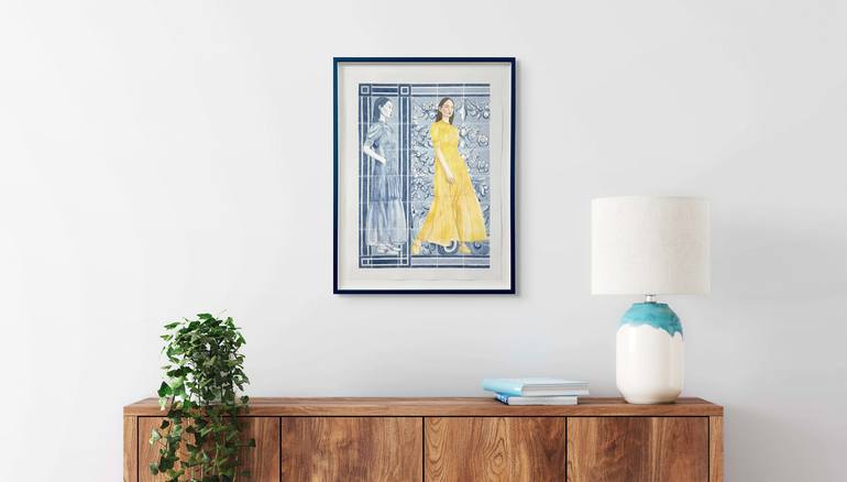 Original Figurative People Painting by Monica Vitorino