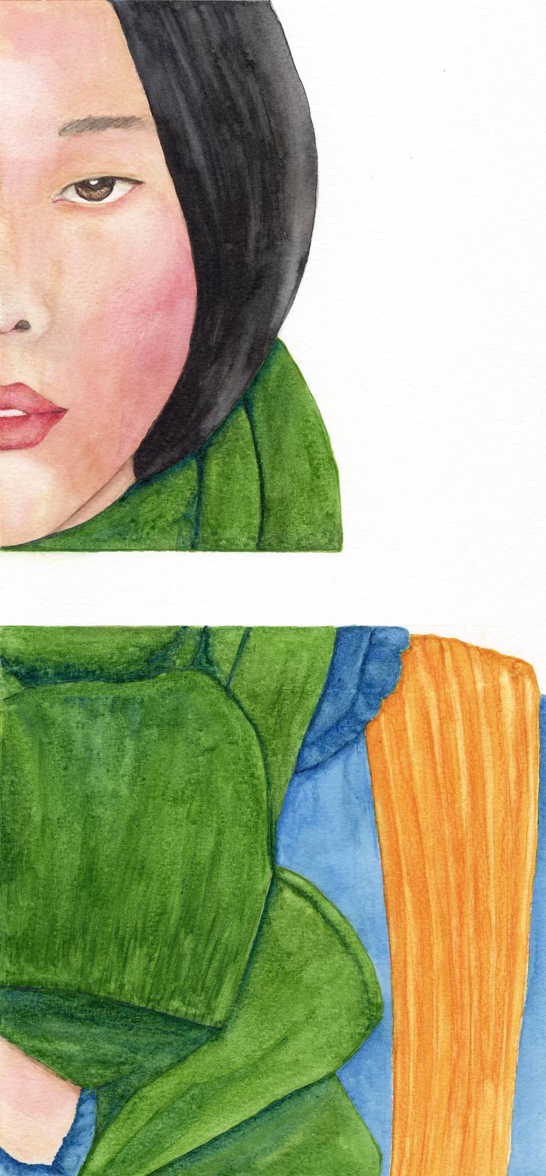 Original Figurative People Painting by Monica Vitorino