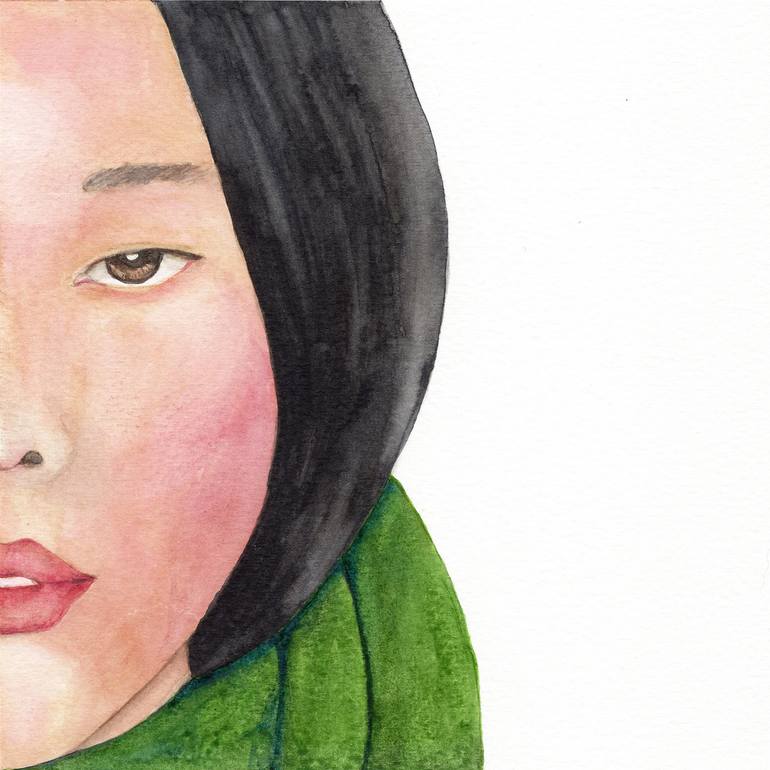 Original Figurative People Painting by Monica Vitorino